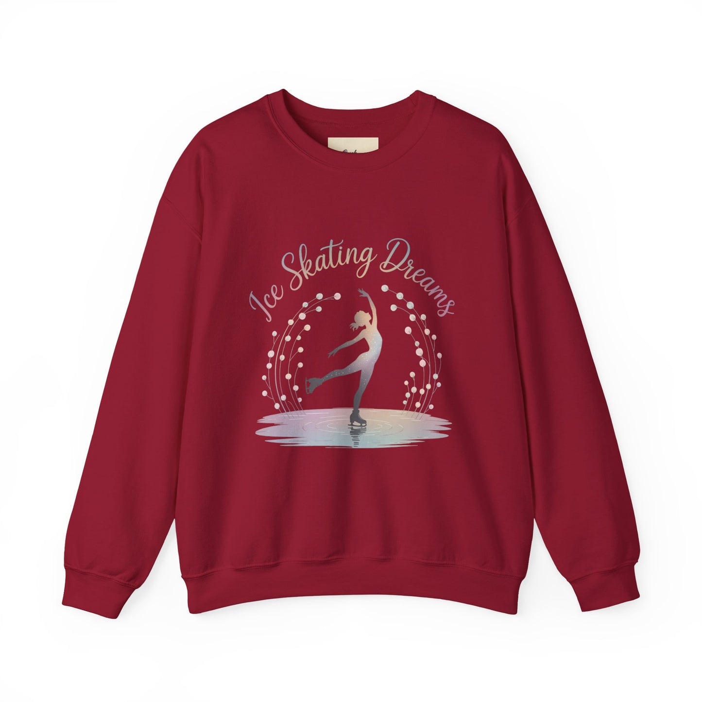 Ice Skating Dreams Crewneck Sweatshirt - Cozy Unisex Winter Wear