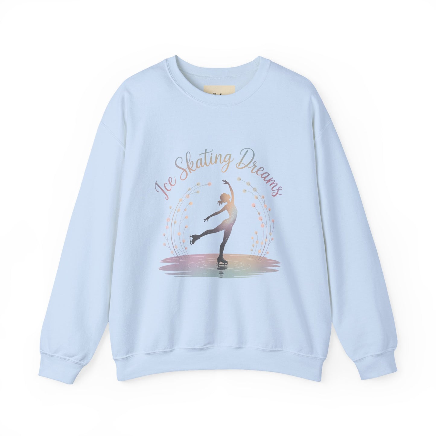 Ice Skating Dreams Crewneck Sweatshirt - Cozy Unisex Winter Wear