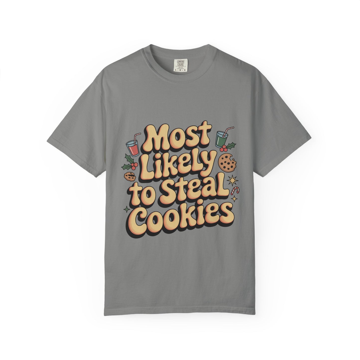 Vintage Christmas Cookie Thief T-shirt