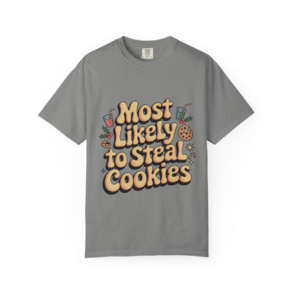 Vintage Christmas Cookie Thief T-shirt