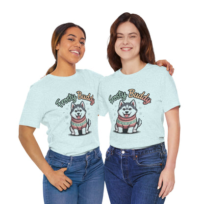 Frosty Buddy Dog T-Shirt