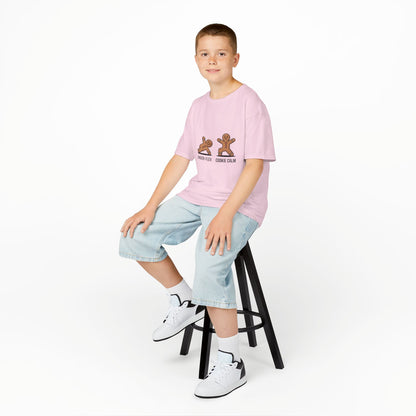 Gingerbread Workout Kids Tee - Ginger-Flex & Cookie Calm Design