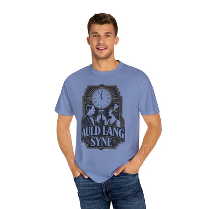 Auld Lang Syne Unisex Garment-Dyed T-shirt
