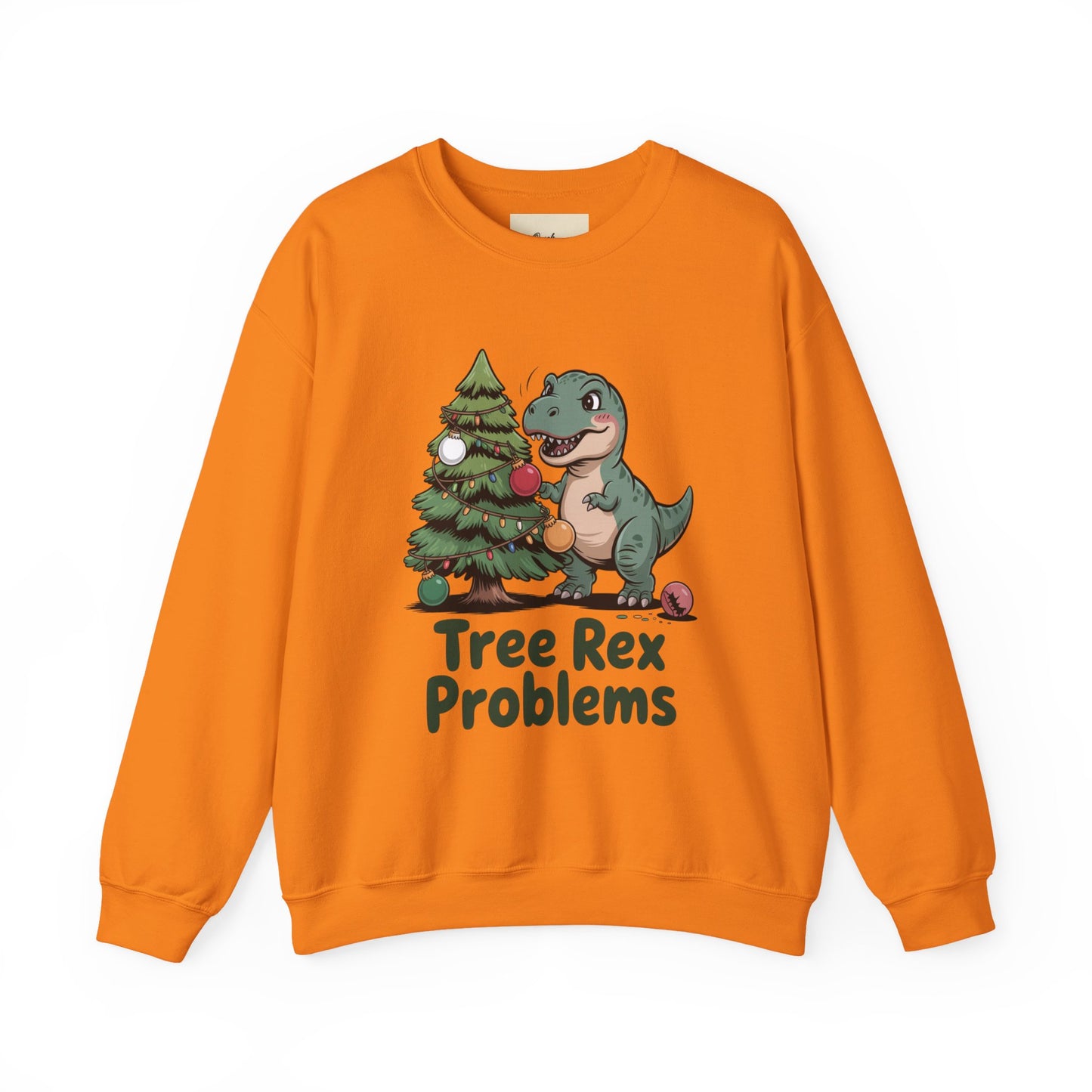 Show off your holiday humor with the Christmas Crewneck Sweatshirt – Tree Rex Problems. Fun, comfy, and perfect for winter celebrations.