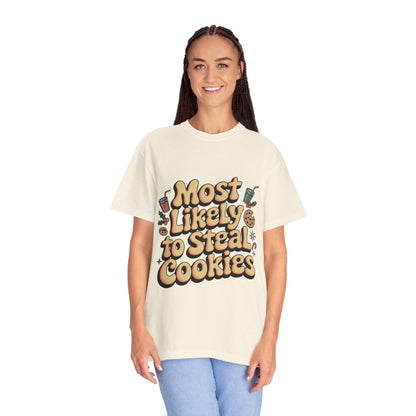 Vintage Christmas Cookie Thief T-shirt