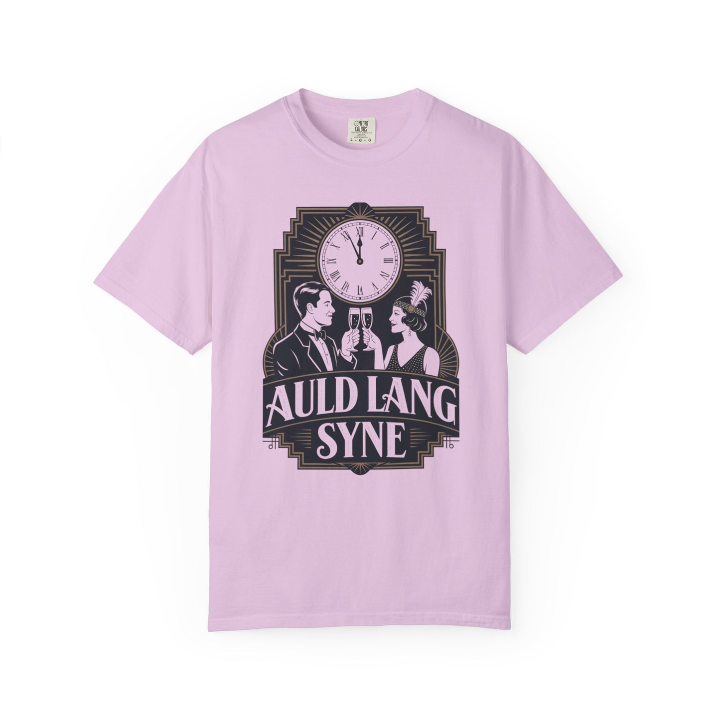 Auld Lang Syne Unisex Garment-Dyed T-shirt