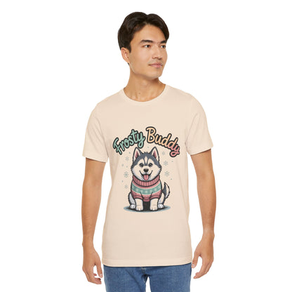 Frosty Buddy Dog T-Shirt