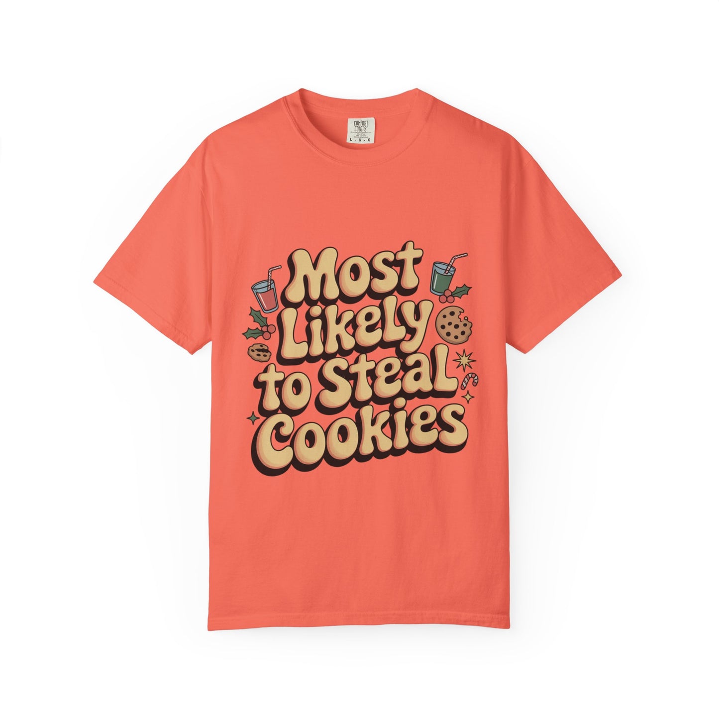 Vintage Christmas Cookie Thief T-shirt