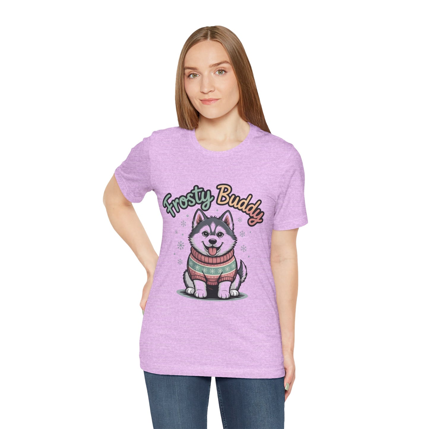 Frosty Buddy Dog T-Shirt