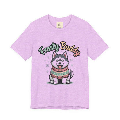 Frosty Buddy Dog T-Shirt