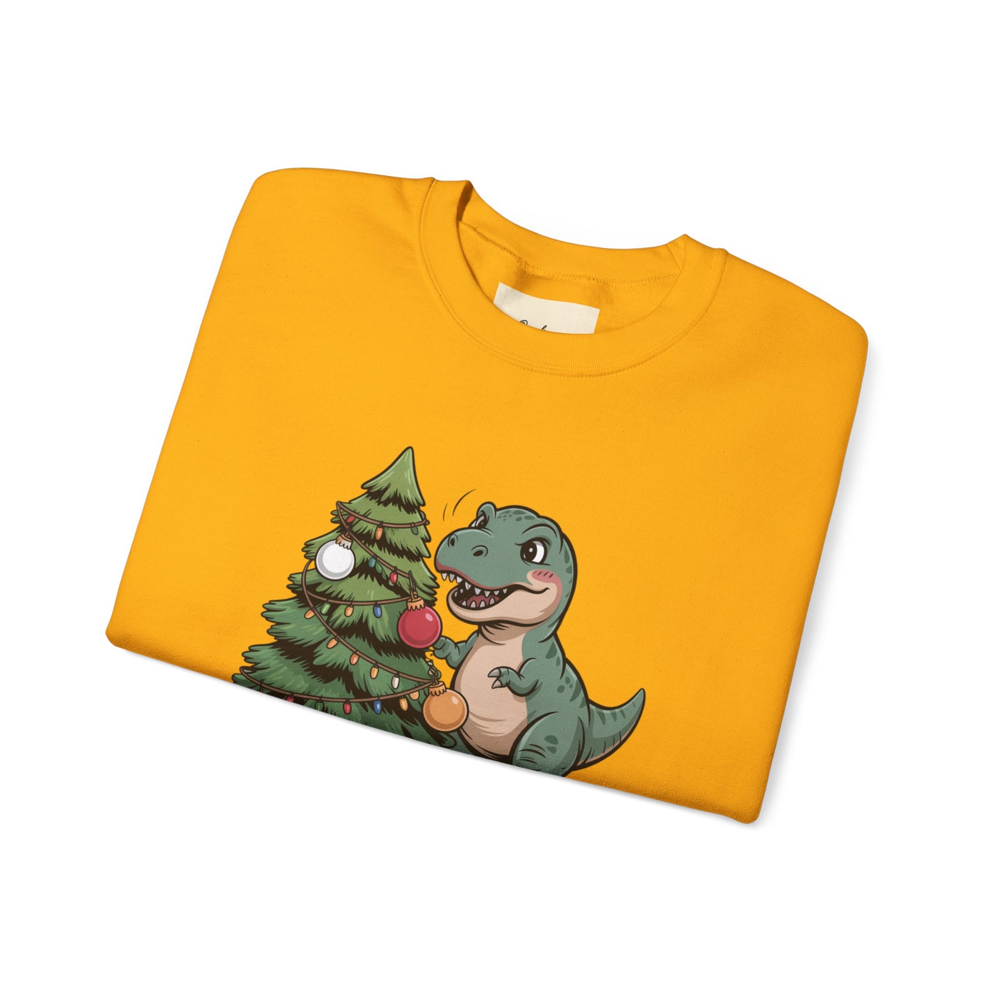 Get festive with the Christmas Crewneck Sweatshirt – Tree Rex Problems. Cozy, fun, and ideal for holiday parties or gifting this season.