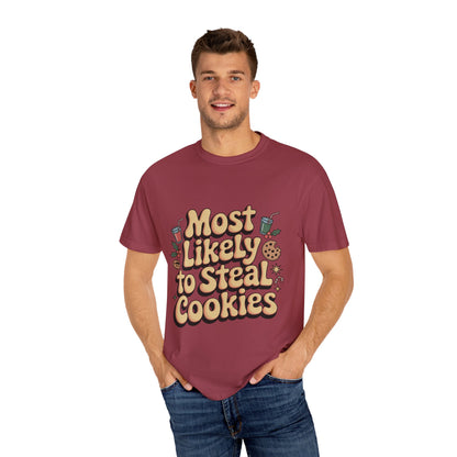 Vintage Christmas Cookie Thief T-shirt