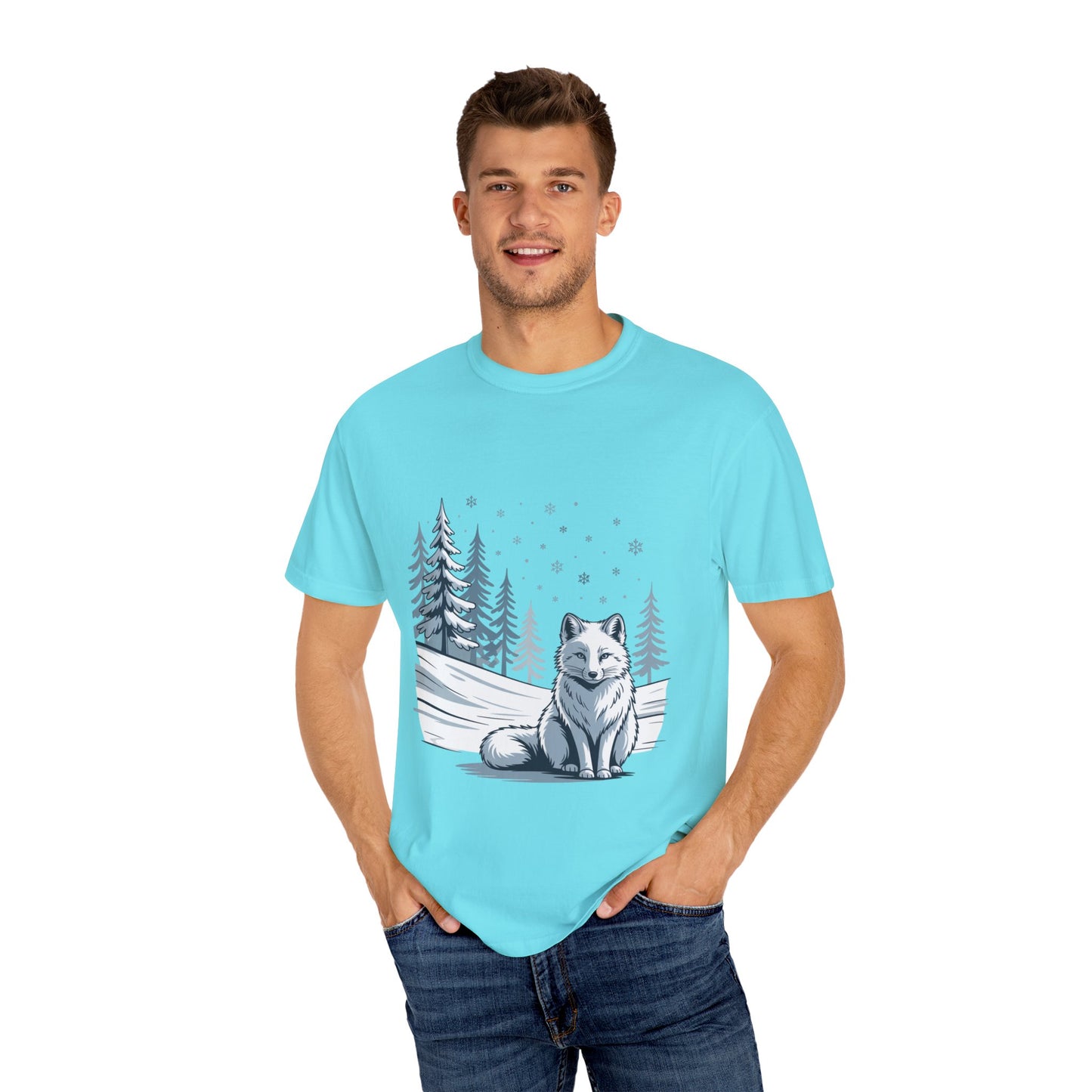 Winter Snowy Pine Trees T-Shirt