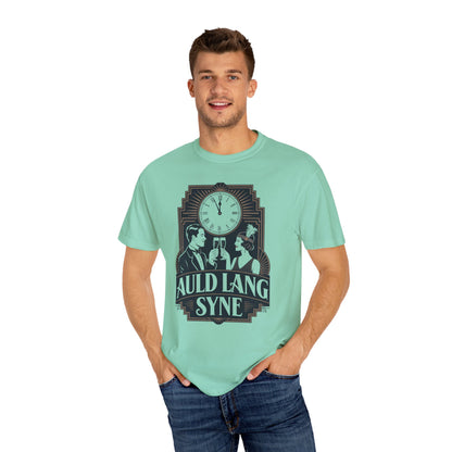 Auld Lang Syne Unisex Garment-Dyed T-shirt