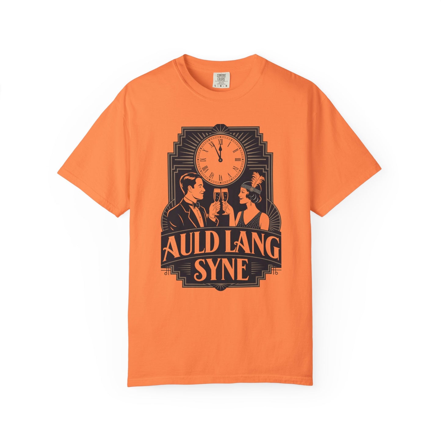 Auld Lang Syne Unisex Garment-Dyed T-shirt