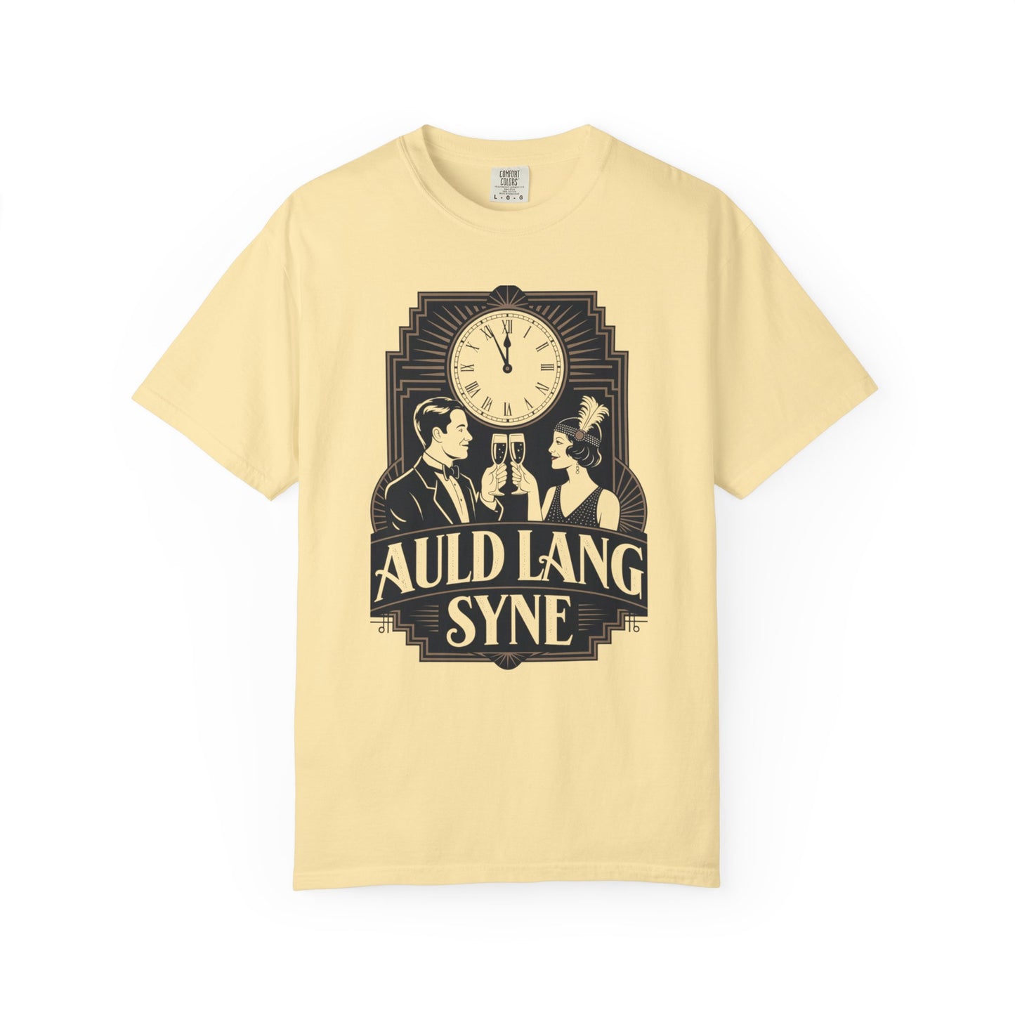 Auld Lang Syne Unisex Garment-Dyed T-shirt