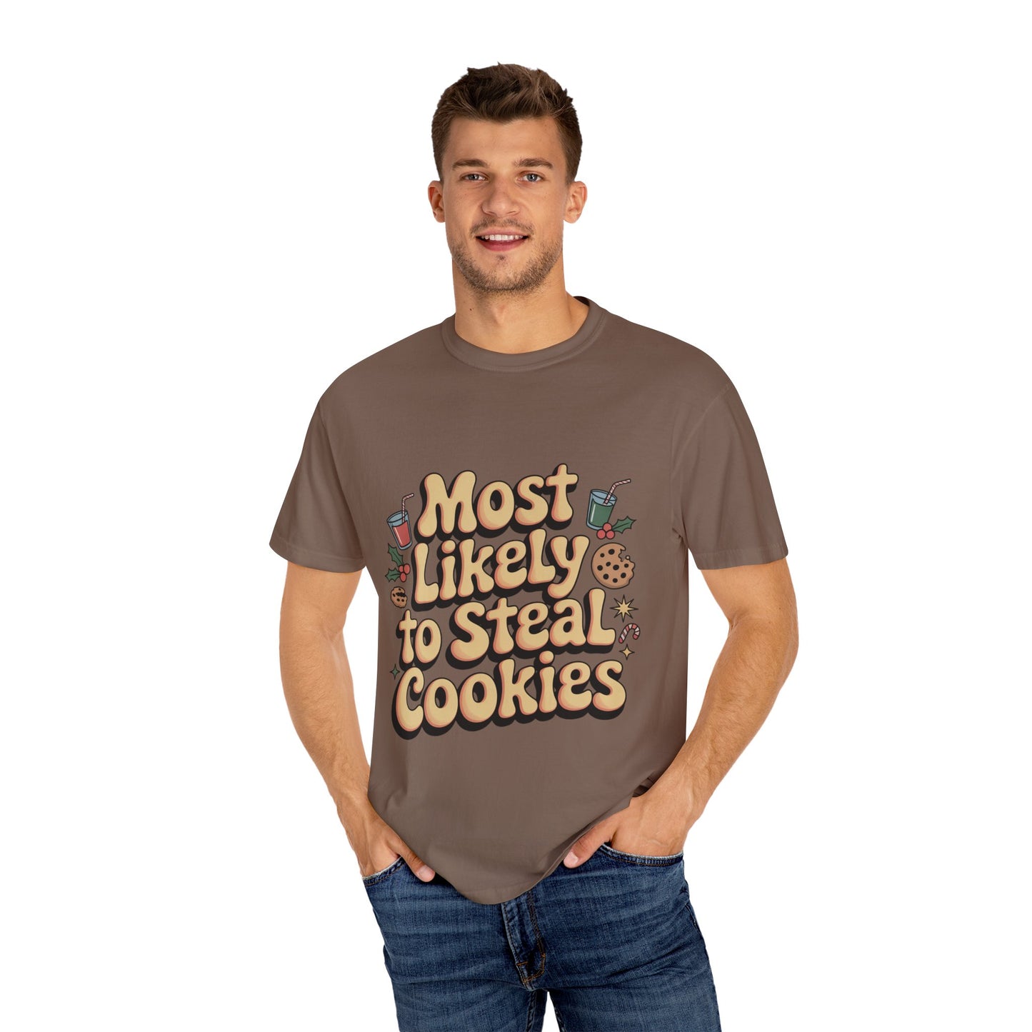 Vintage Christmas Cookie Thief T-shirt