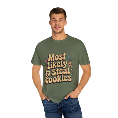Vintage Christmas Cookie Thief T-shirt