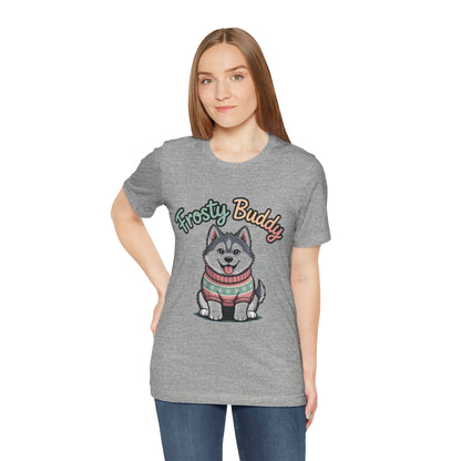 Frosty Buddy Dog T-Shirt