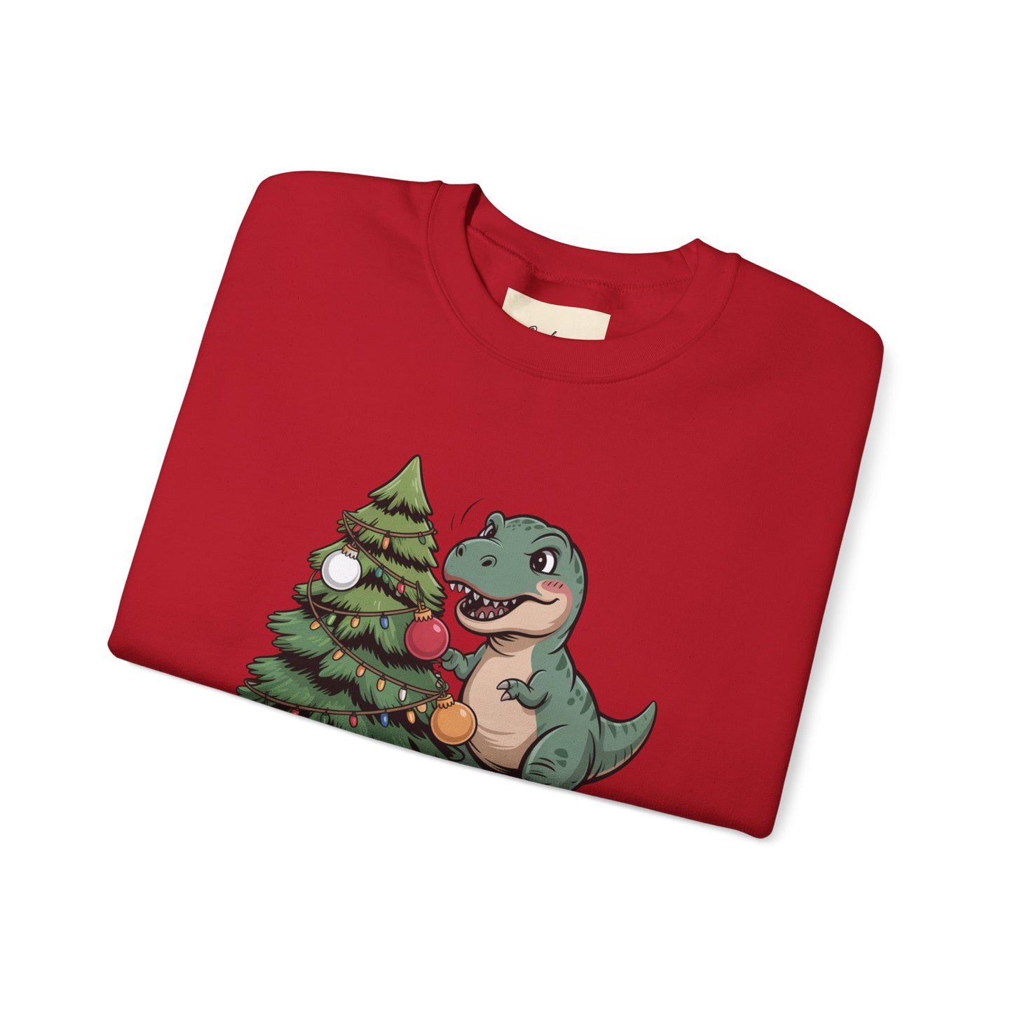Get festive with the Christmas Crewneck Sweatshirt – Tree Rex Problems. Cozy, fun, and ideal for holiday parties or gifting this season.